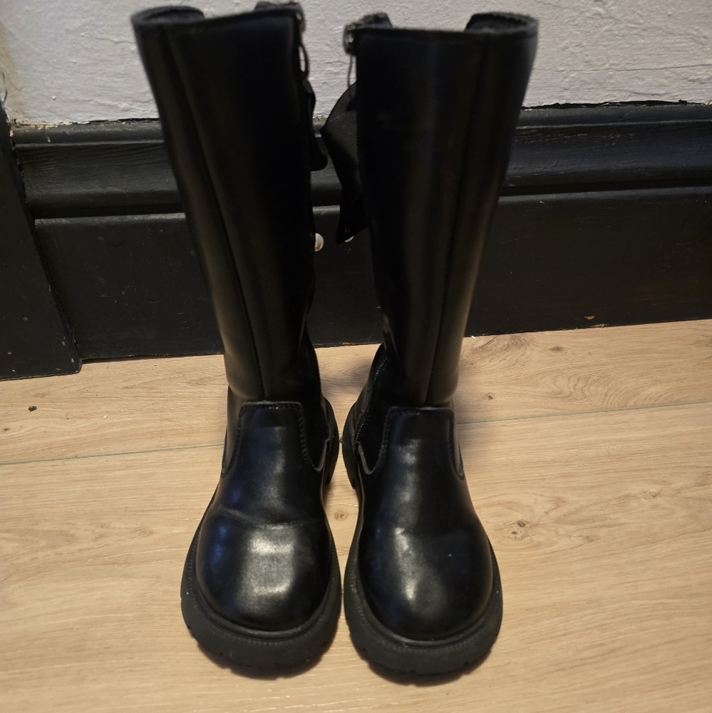 Black Knee-High Boots